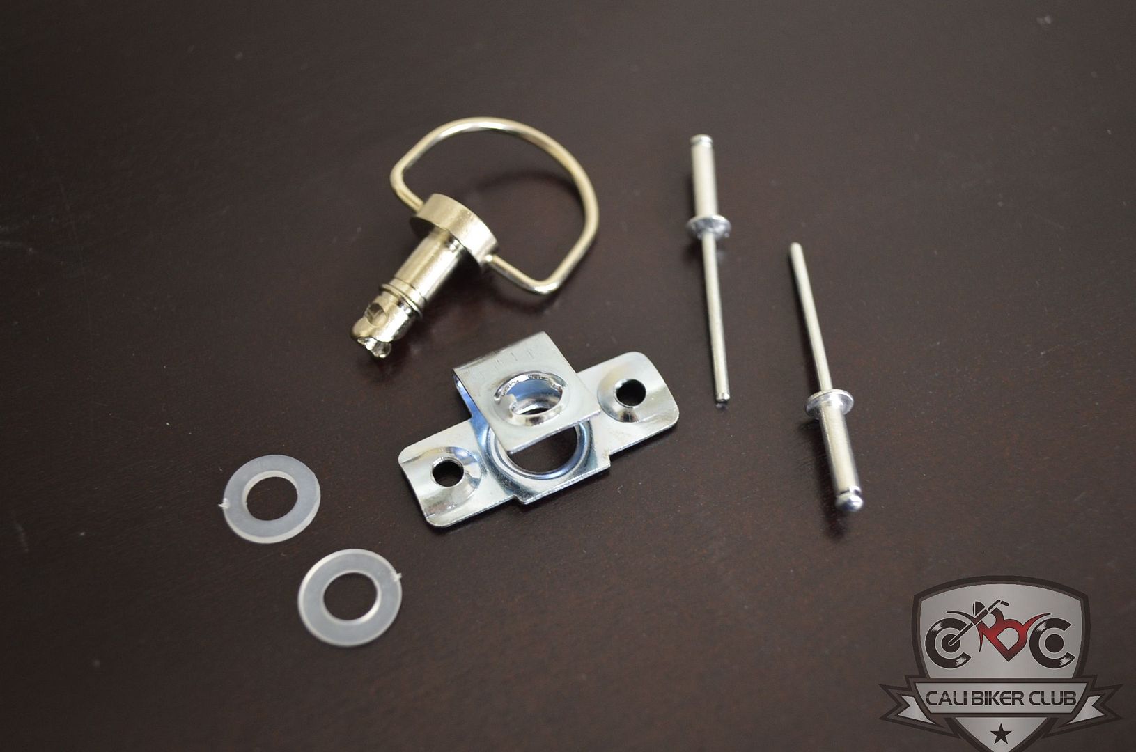 Fairing Quick Release Fasteners DRING ¼ TURN w/ Clip Fiberglass Rivet